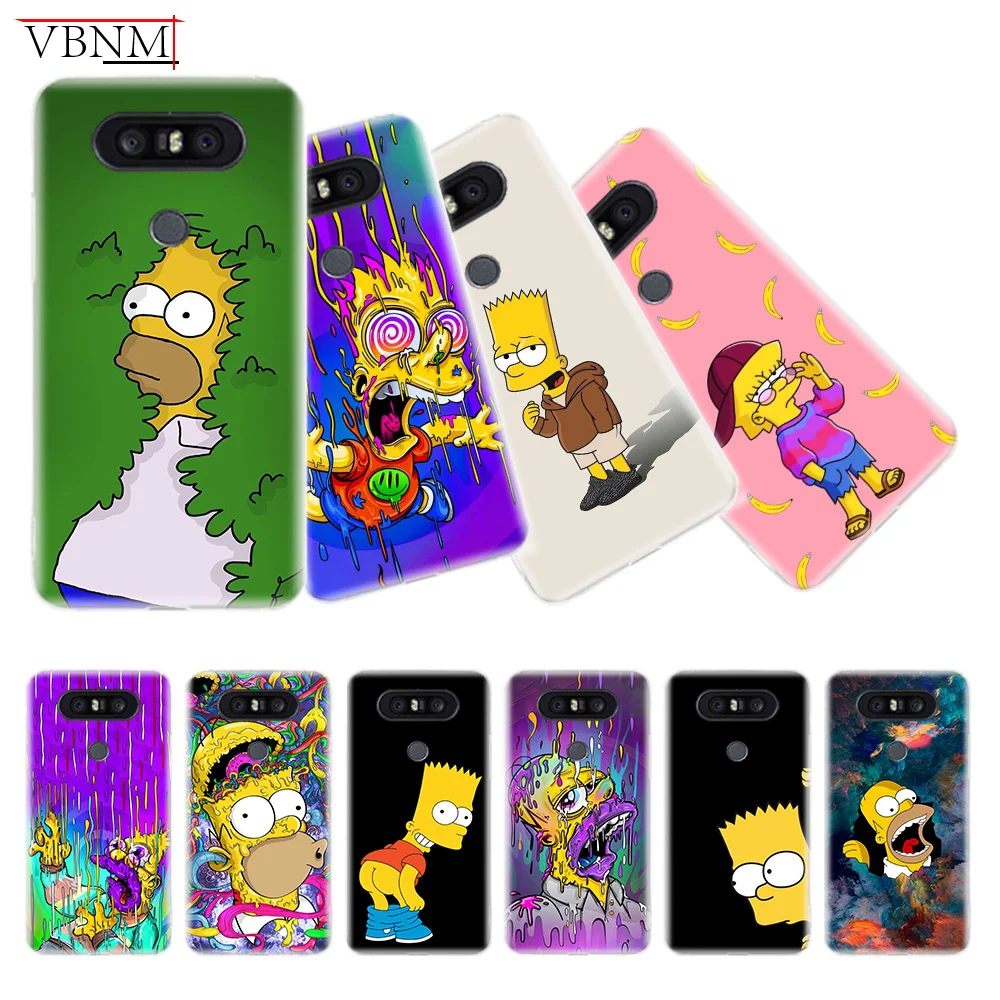

Homer J.Simpson Funny Trend Silicone Phone Back Case For LG G4 G5 G6 G7 For LG Q6 Q7 Q8 V10 V20 V30 V40 Gift Customized Cover