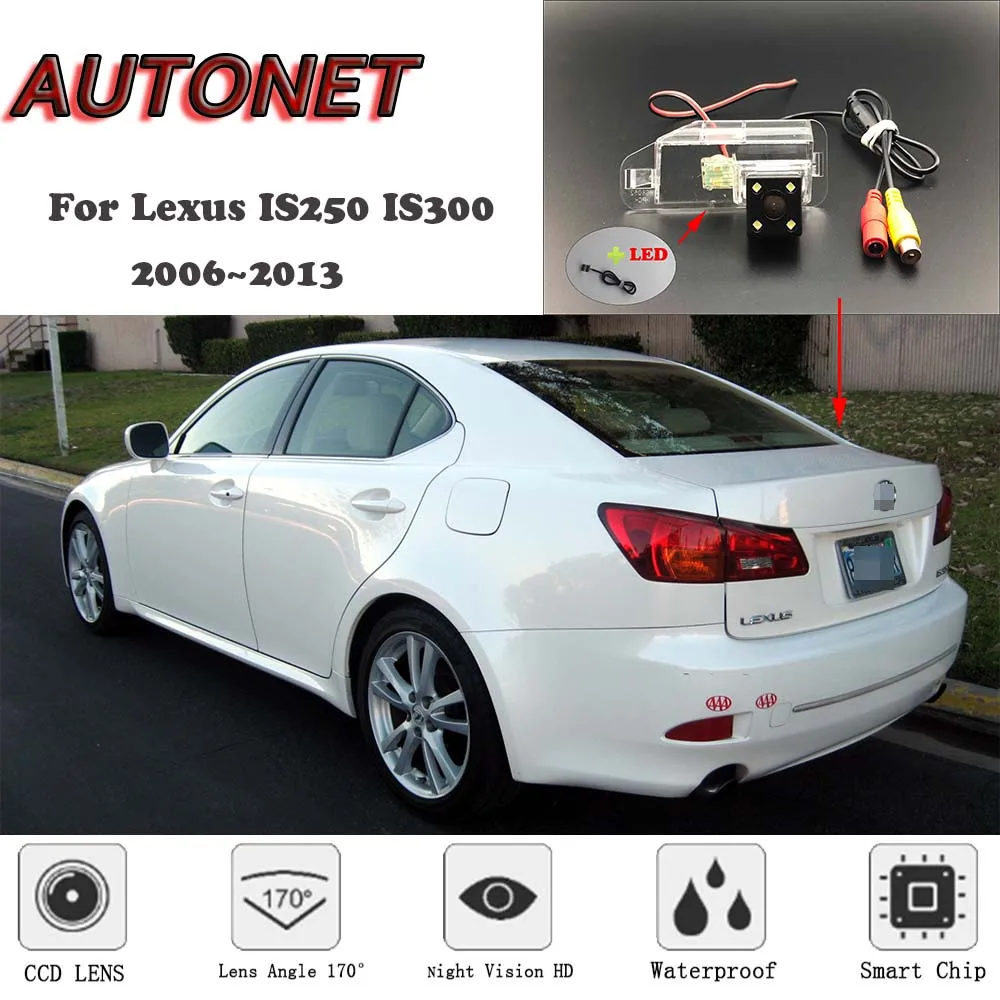 Камера заднего вида с ночным видением для Lexus IS250 IS300 2006 ~ 2013 CCD/камера номерного