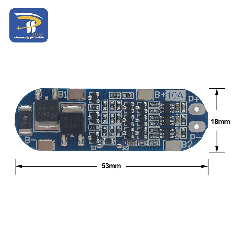 3S 10A 11,1 в 12 В 12,6 в Защитная плата для литиевых батарей модуль для литий-ионных батарей 18650 BMS 3,7 в
