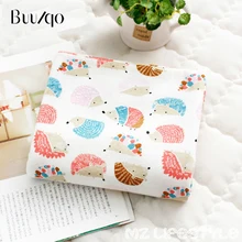 Buulqo, хлопок, трикотажная органическая ткань, напечатанная мультяшным рисунком, детская хлопковая трикотажная ткань для самостоятельного шитья