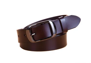 

Free Shipping Men's High Quality Luxury Brand Real Leather Belt Pin Buckle Business Cowskin Trouser Strap Cinturones Hombre
