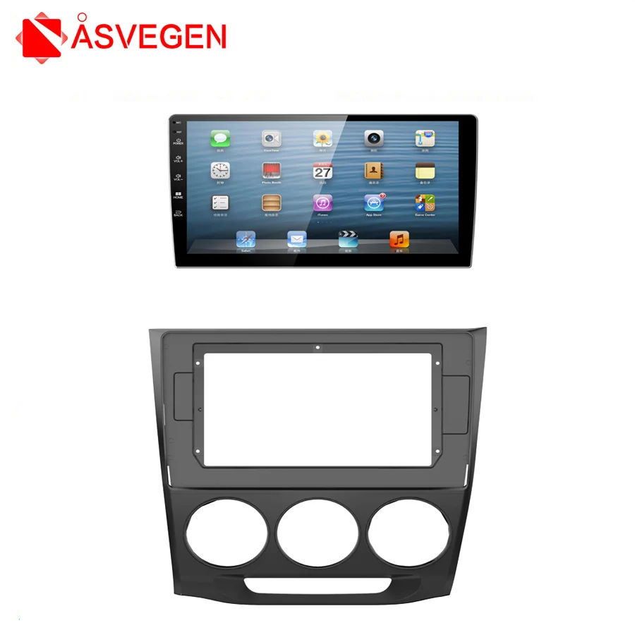 Asvegen Car Stereo Radio Fascia Panel ABS Plastic Frame Trim kit For