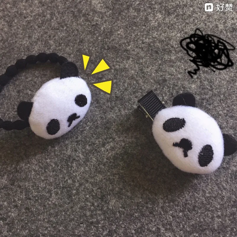 

Fashion Children Girls Headwear Headdress Hair Ring Hair Clip Lazos Para Pelo Cute Panda Hair Bands Accessories 8AA379