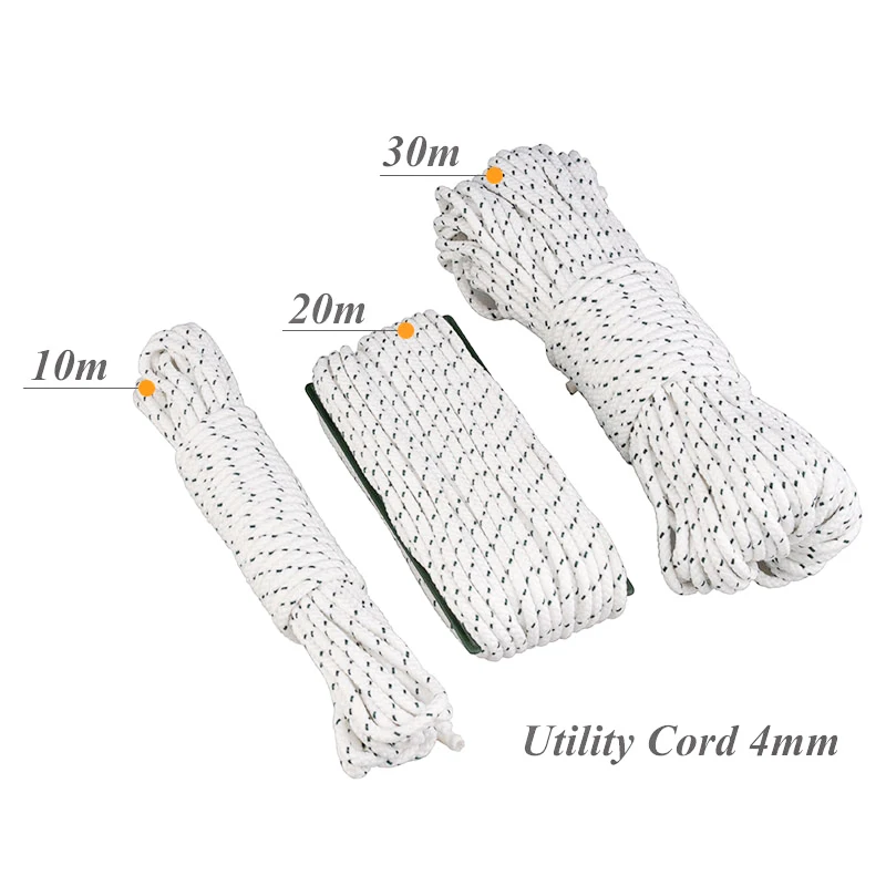 Hanging Clothesline laundry Rope 10m/20m/30m Outdoor Tent Rope Camping