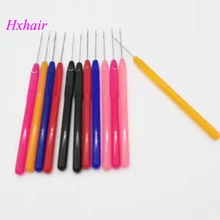 50 шт пластиковые ручки иголка/микро кольца/петли инструменты для наращивания волос