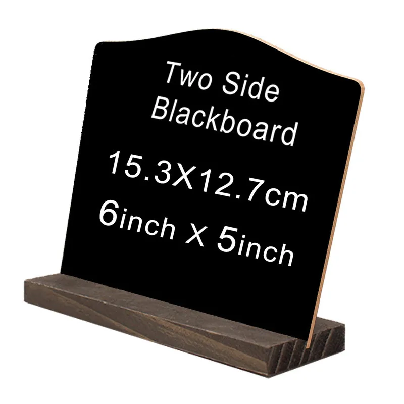 

Creative double-sided small blackboard message board decoration home decoration hotel bar desk writing board wedding letter logo