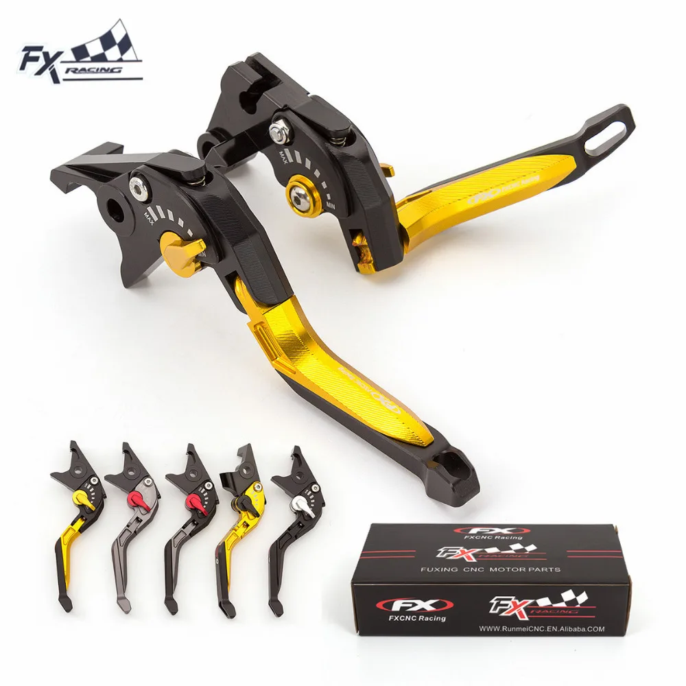 

FX CNC 3D Rhombus Motorcycle Folding Extendable Brake Clutch Lever For Honda CBF1000 CBF 1000 2006 - 2009 VFR800F 2002 - 2017