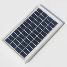 Wholesale! 3W 12V Polycrystalline Solar Cell DIY Solar Panel System for 9V Battery Charger + 3M DC 5521 Cable 10PCS/Lot New