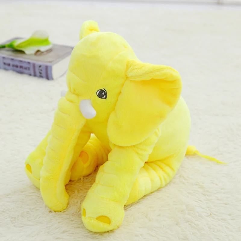 40/65 см, плюшевая кукла-Слон, детская подушка для сна, милая мягкая игрушка для новорожденного, кукла для ребенка, подарок, кожаный чехол