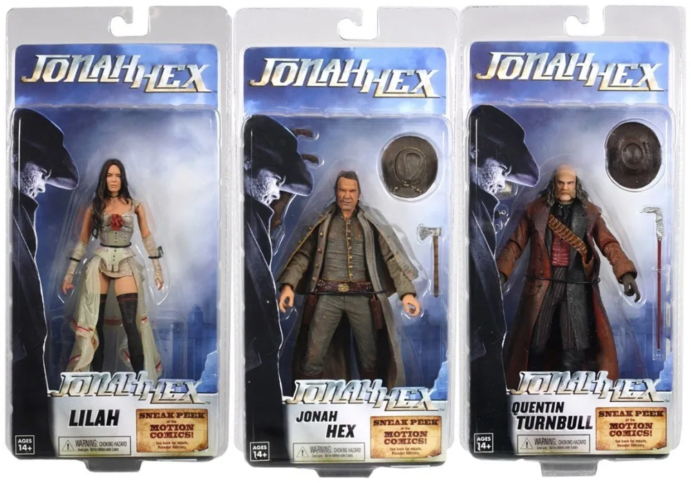 

NECA Action Figure Occidentale heroes Megan Fox Leila Josh Brolin Jonah Hex QUENTIN Turnbull Collection Model Toy Regalo