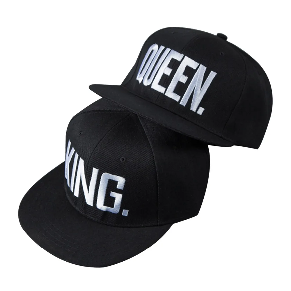 

Hats/Caps 2019 KING And QUEEN Dad Hat Embroidery Lover Baseball Cap Men Women Adjustable Hip Hop Streetwear Snapback Caps Gorras