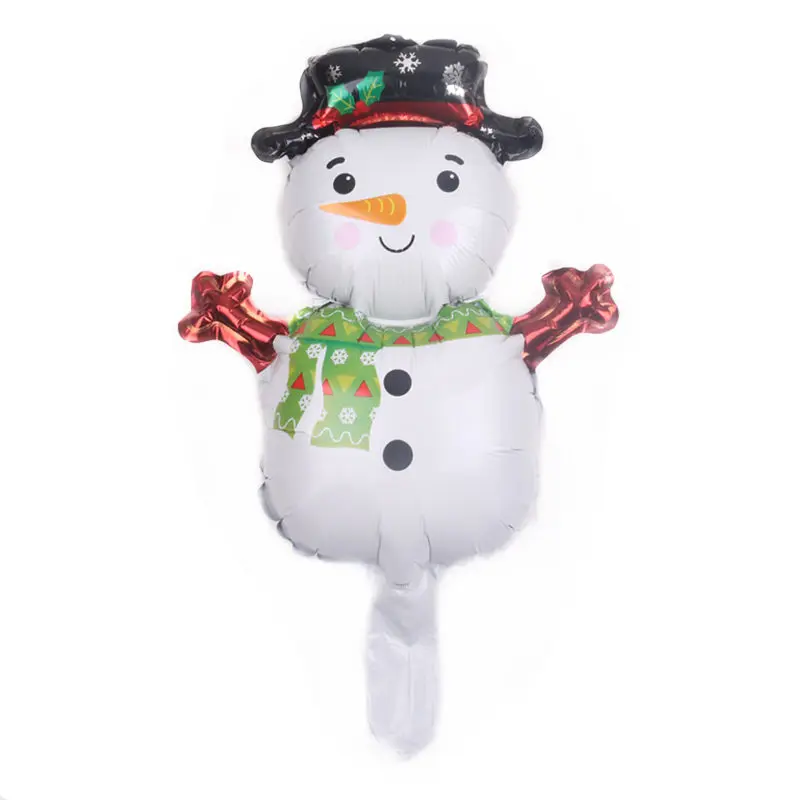 XXPWJ мини мультфильм снеговик алюминиевые воздушные шары рождественские украшения декоративные шары B-176