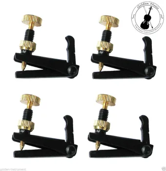 

5 Set Violin 4/4 Fine Tuners Black and Gold 20 pcs Adjusters Fine Caliberation