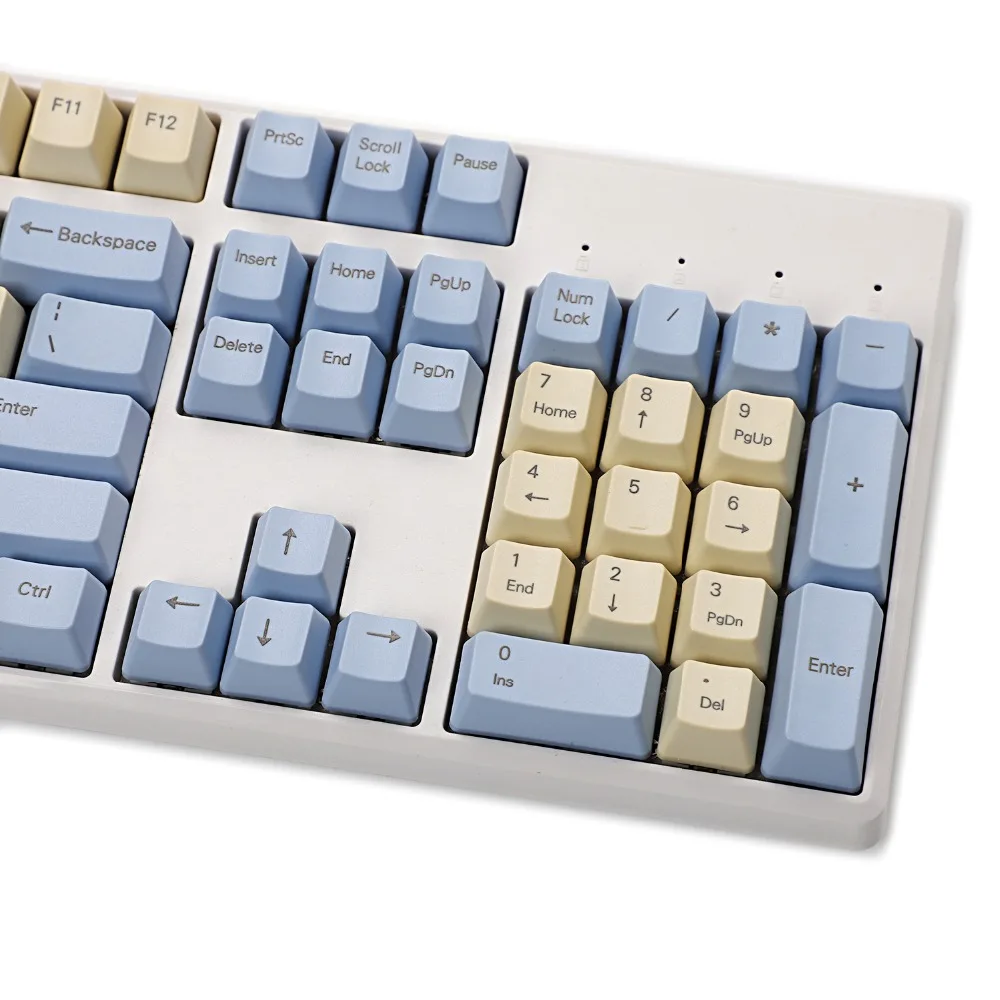 YMDK Godspeed ANSI 104 ключа набор ключей с печатью сверху толстый PBT OEM профиль колпачки