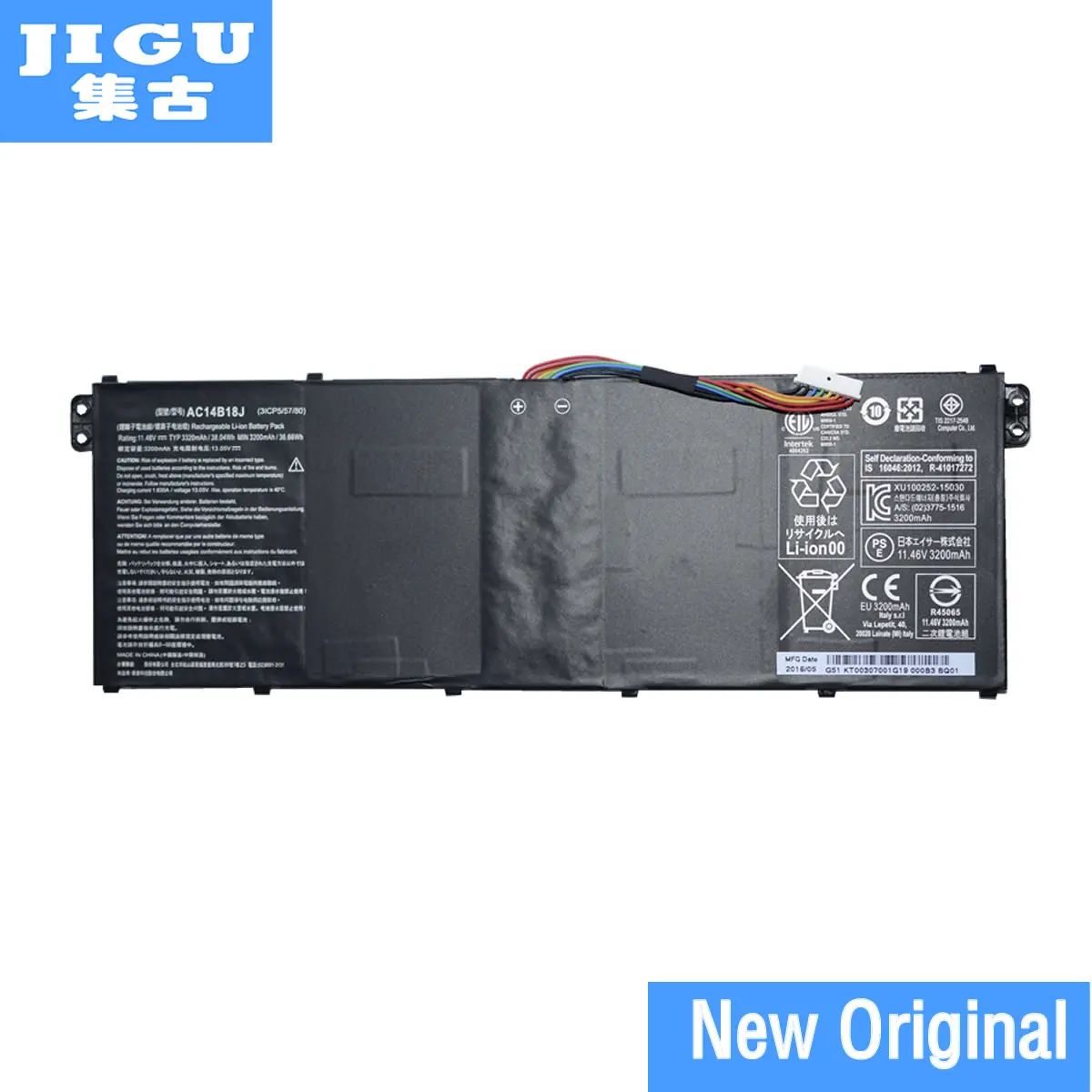 Оригинальный аккумулятор для ноутбука JIGU AC14B18J ACER Aspire E3 111 E5 731 771G ES1 511 R13|original laptop