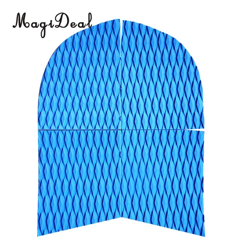 MagiDeal 4Pcs Non-Slip EVA Dog Pet Paw Traction Pads Deck Grip Mat Tail Pads for Kayak Surf SUP Surfboard Stand Up Paddle Board