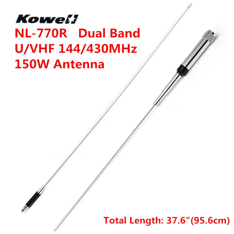 NL-770R Dual Band VHF/UHF 144/430MHz 3.0/5.5 dBi High Gain Amateur Aerials Car Radio Mobile/Station Antenna SL16-J/M Male PL-259