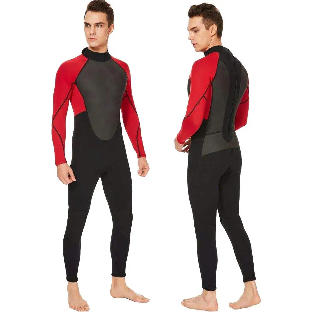 

Realon Diving Wetsuit Men 3mm Neoprene Full Wet Suits for Adult's Long Sleeves One-piece Surfing Snorkeling Swimming Jumpsuit