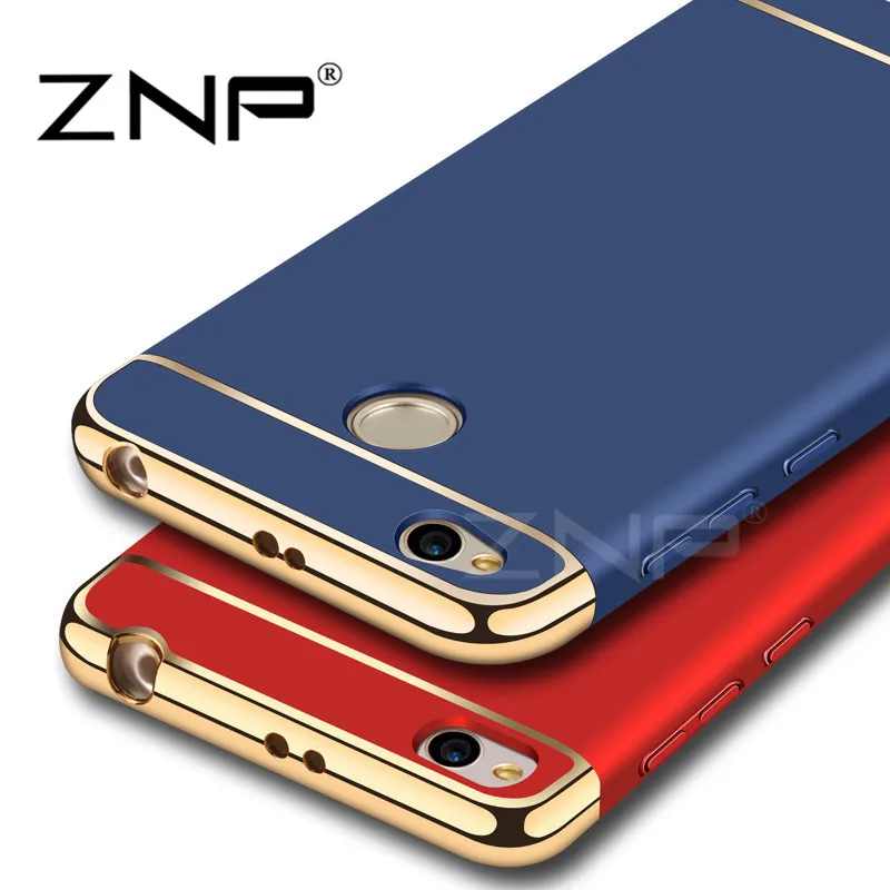 

ZNP Luxury Hard Back Electroplate Shockproof Cases For Xiaomi Redmi 4X Case 4X Phone Cover For Redmi 4X Case Protective shell