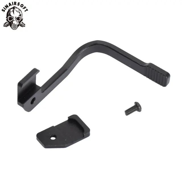 SINAIRSOFT Bad Lever MAP Style Bolt Catch Release Lever For M4/AR15/M16 Hunting Black BD0795 on