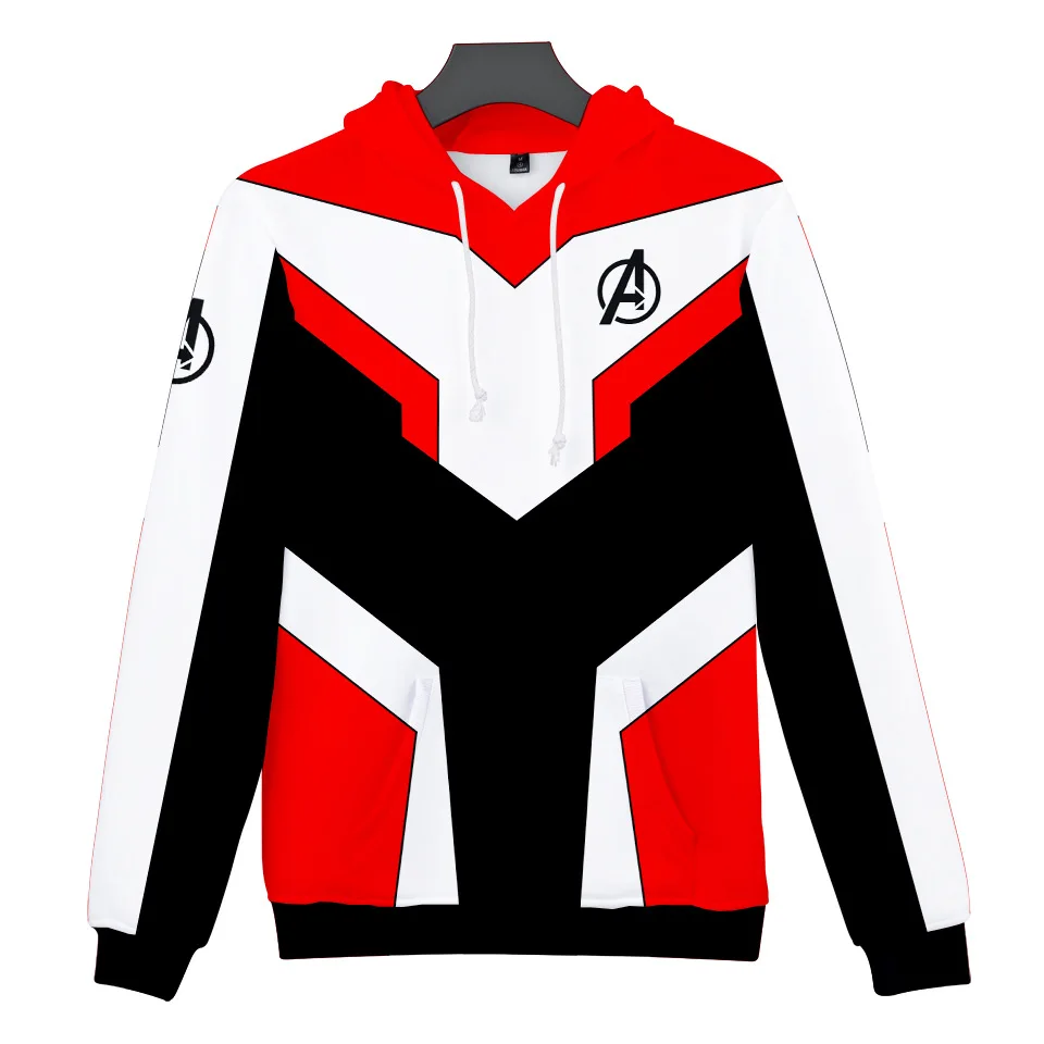 Avengers Endgame Quantum Realm Cosplay Costume Captain America Hoodies Kids Sweatshirt Superhero Pants Coat Adult Men Women Boys