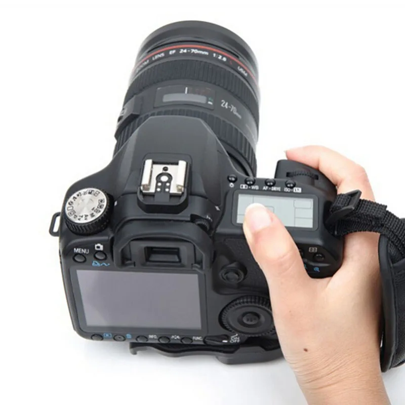 Ремешок на запястье из искусственной кожи для переноски Canon Nikon Sony Olympus SLR/DSLR