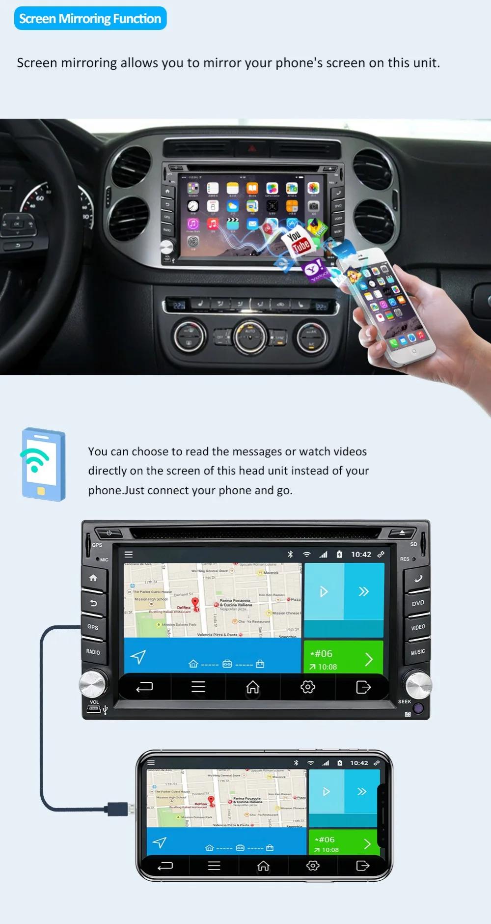 Cheap Octa Core Android 9.0 2 Din car dvd Fit NISSAN QASHQAI Tiida universal Car Audio Stereo Radio GPS 3G WiFi BT CAR GPS NAVIGATION 7