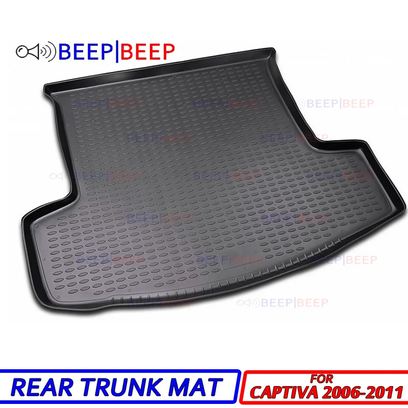 

For Chevrolet Captiva 2006-2011 car trunk mats liner boot cargo mat tray floor carpet boot cargo rear mat car styling