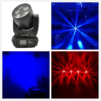 

2018 NEW DJ Flower Effect Bee eyes moving head 6x40w wash led beam zoom rgbw wash led moving head