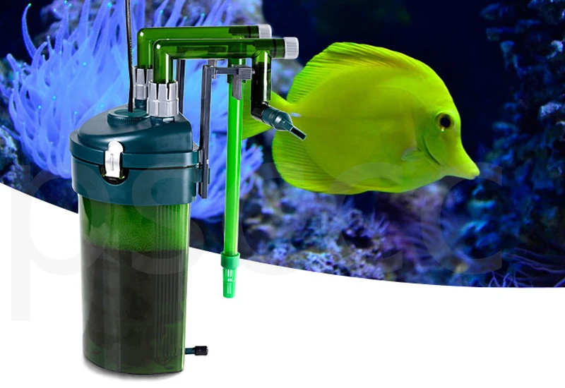 Внешний подвесной сетевой фильтр для аквариума, бесшумная аквариумная Рыба Вода, растительный резервуар, сменный картридж, мини нано-фильтр