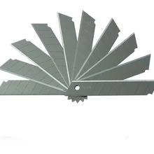 Защелкивающийся нож Запасной нож Запасное лезвие открытое ремесло бумажное Ремесло Хобби инструмент офисные канцелярские принадлежности коробка Искусство посылка слайд