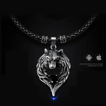 

necklace Pendant usb charger for phone data line cable adapter smartphone ayfon charging fast wire quick iphone X samsung S7 se