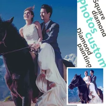 На заказ фото DIY Алмазная картина на заказ 5D алмазная картина полная дрель Алмазная вышивка мозаика