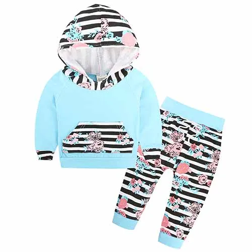 2019 Hot baby Autumn new baby boy clothes Children Baby Girls Long Sleeve Hooded&hellip;