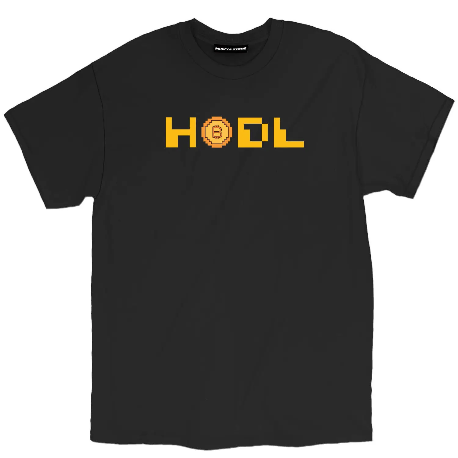

Men'S T-Shirt 2019 Newest Hodl Funny Bitcoin Crypto Currency Coin Unisex Loose Fit Tee Base Shirt