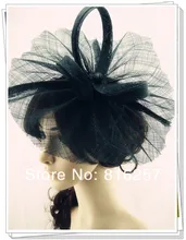 Free shipping 16 color high quality sinamay fasinctor hats,nice bridal hair accessories/party hats/cocktail hats,FS42