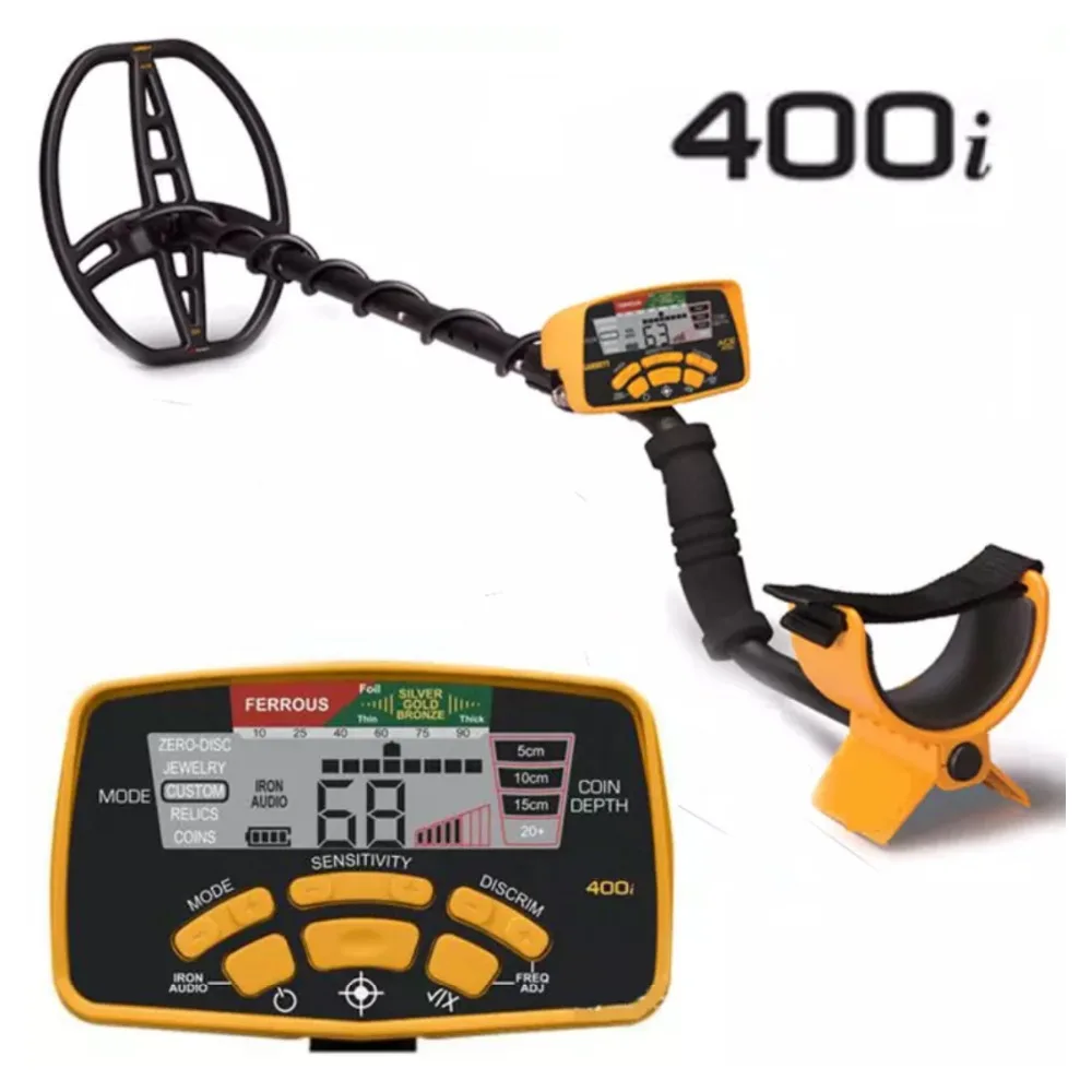 Новое поступление Золотой металлоискатель ace400i детектор MD6350 TX850 подземный