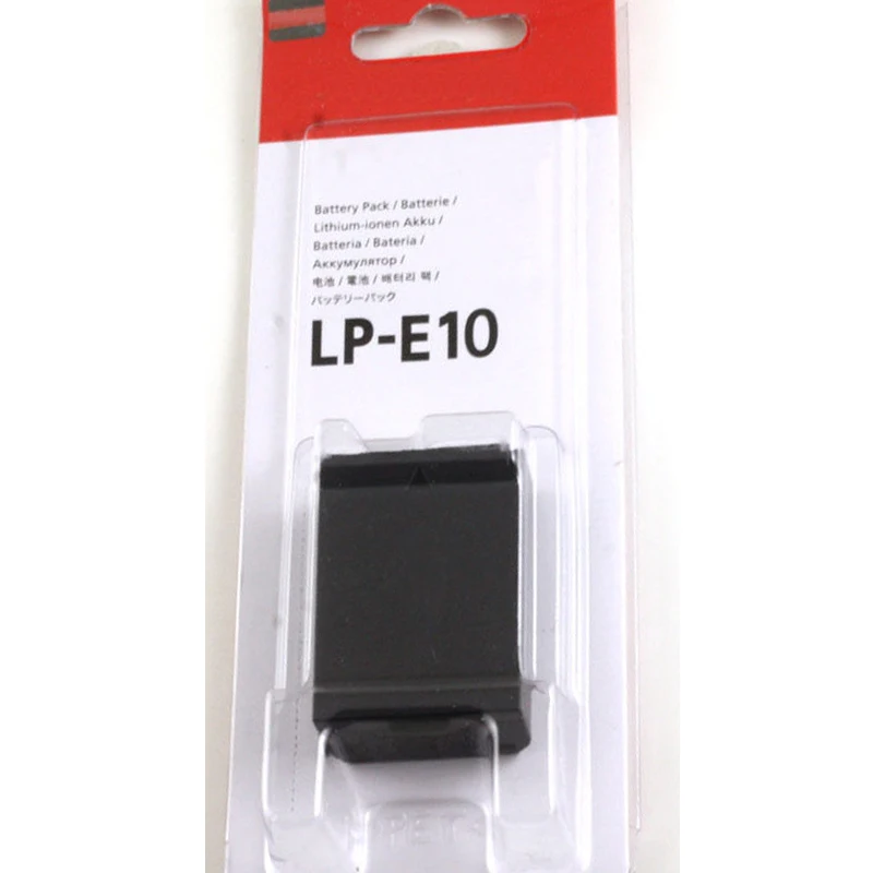 LP-E10 Камера батарея для цифровой однообъективной зеркальной камеры Canon EOS 1100D 1200D 1300D поцелуй X50 X70 X80 T3 T5 T6