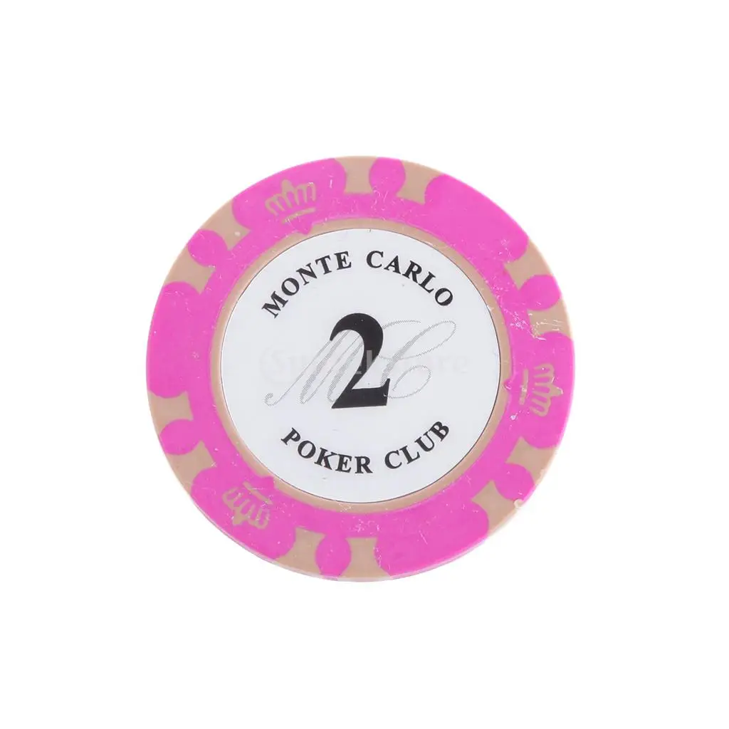 MagiDeal PP глина покерные фишки для казино маджонг доска игровые счетчики упаковка из 10 шт - Цвет: 2