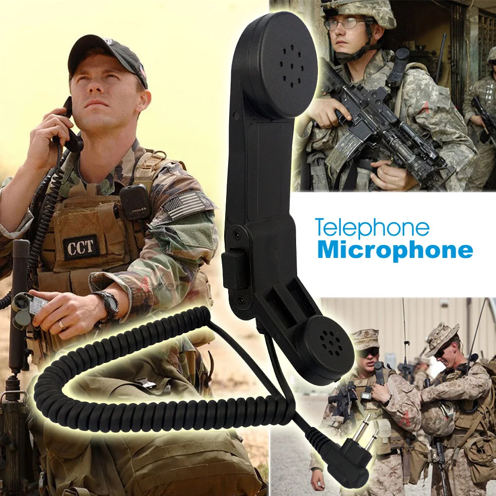 Армейский телефонный ручной динамик микрофон для Motorola CP160 EP450 GP300 GP68 GP88 GP88S HYT TC 500
