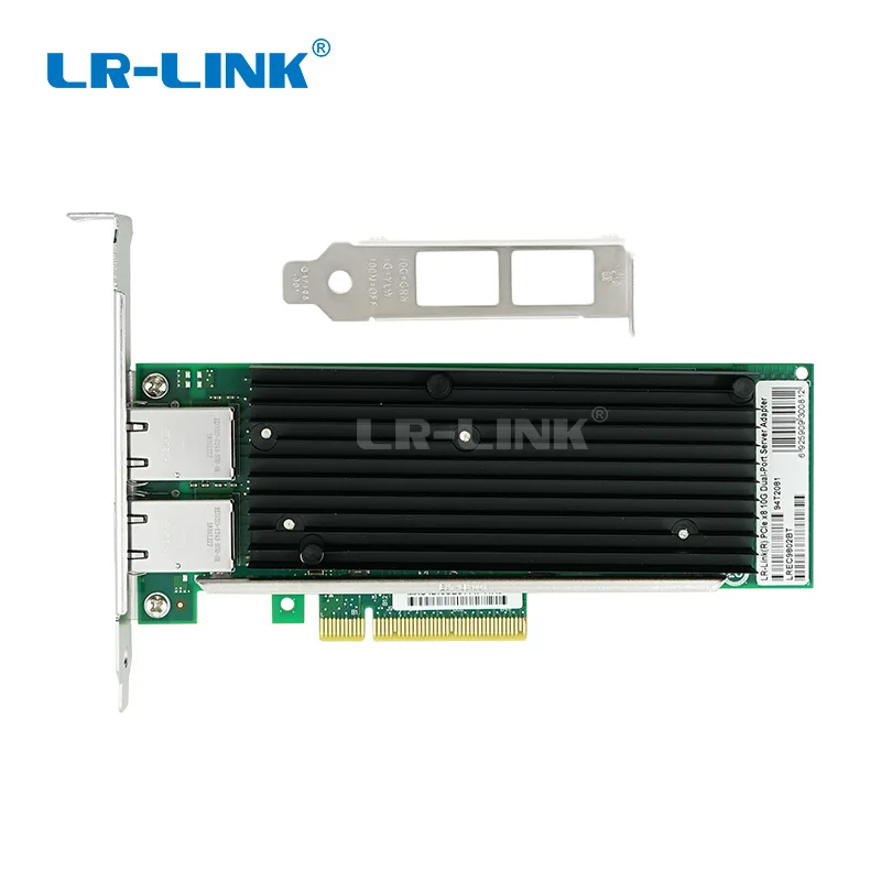 LR-LINK 9802BT 10 Гб Ethernet серверный адаптер двухпортовый PCI-E Сетевая карта Lan контроллер NIC Intel X540-T2 совместимый