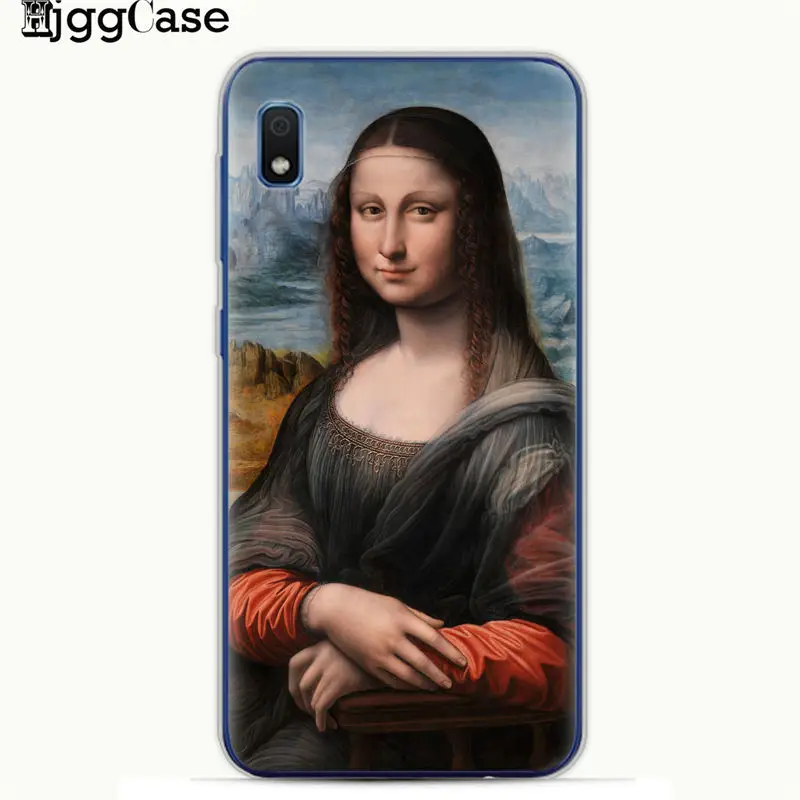 Веселые Чехлы Mona Lisa для Samsung A10 A20 A30 A50 A70 A6 A8 A7 A9 S10 S10e Plus 2018 чехол телефона из ТПУ с