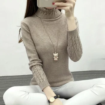 

women Sweater Female 2019 Autumn Winter Cashmere Knitted Women Sweater And Pullover Female Tricot Jersey Jumper Pull Femme