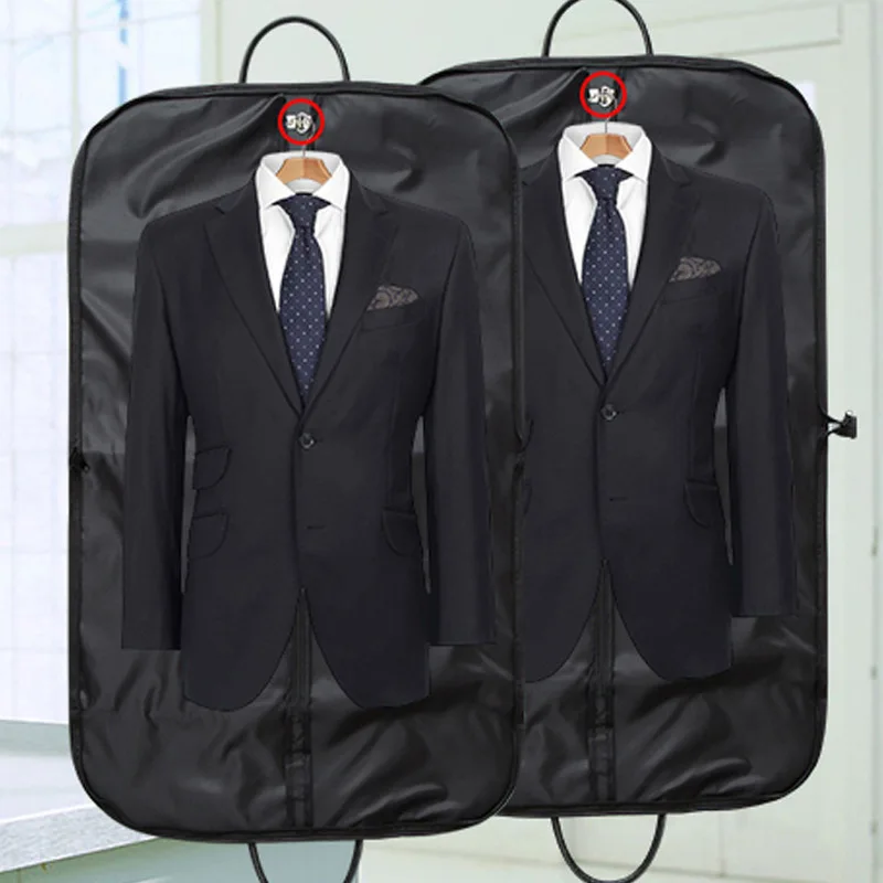 Portable Travel Suit Bag Mens Clothing Covers Dust Cover Storage Bags Organizer Household Coat