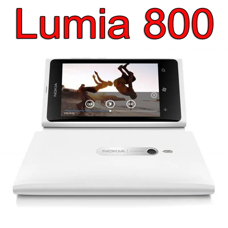 

Original NOKIA Lumia 800 Mobile Phone GSM 3G Unlocked Windows Phone Nokia 800 Wifi 8MP Refurbished
