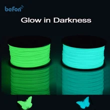 3D Pen Printer Filament PLA 1.75mm Luminous Glow in Dark Plastic 3D Consumables Material for 3D Pen Printer Net Weight 0.5kg