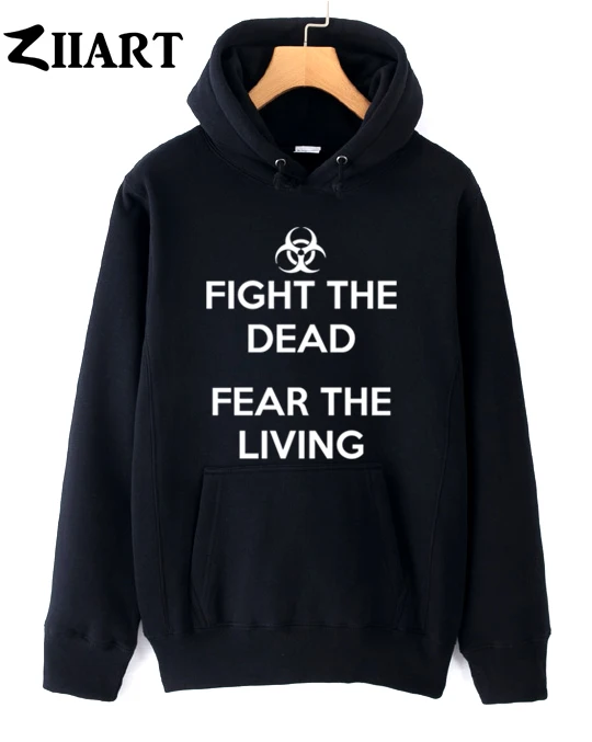 

fight the dead fear the living couple clothes girls woman female autumn winter cotton fleece hoodies