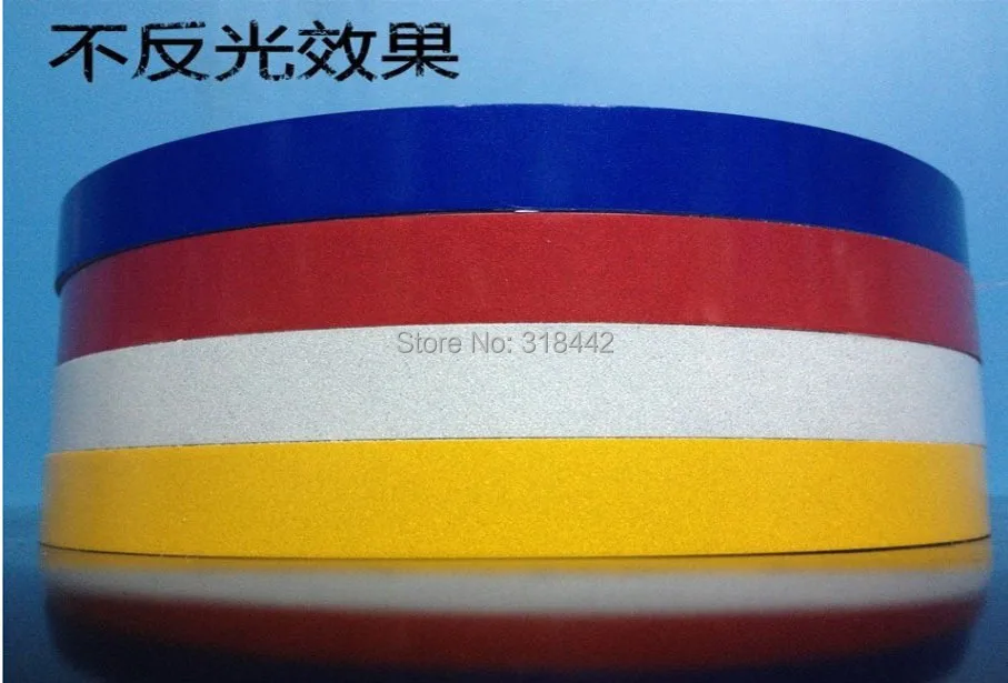 Гарантия 3 года Светоотражающие лента в полоску для автомобиля упаковка Бесплатная доставка 1 см X 46 м в партии