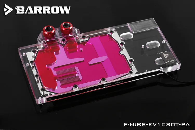 

Barrow BS-EV1080T-PA GPU Water Cooling Block for EVGA GTX1080Ti FTW3