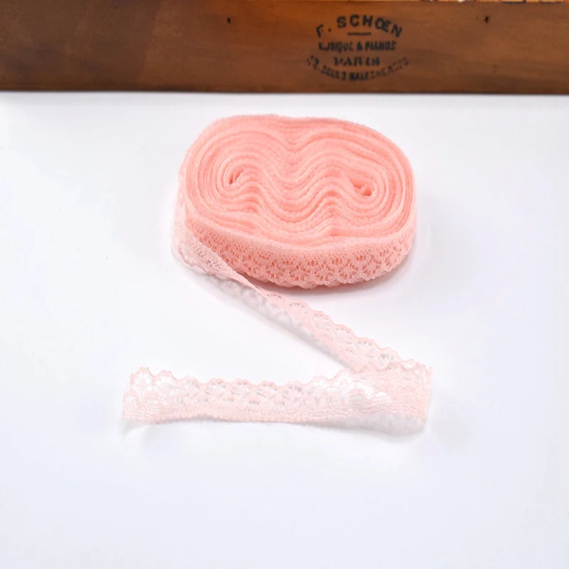 Lace Fabric Lace Ribbon Lace Garment Accessories Lace Sewing Supplies Lace Accessories Lace Sewing Accessories Clothing Accessories 10Yard lace trimming ribbon 14mm width african white cotton for DIY sewing embroidery home clothing
